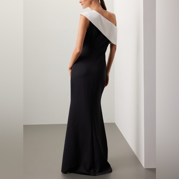 Badgley Mischka One Shoulder Gown, 0 - Picture 4 of 14